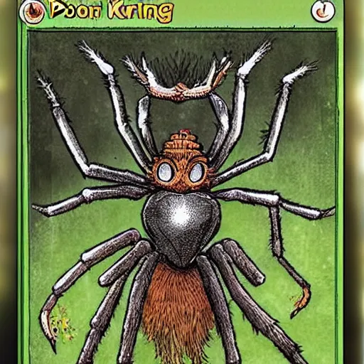 Image similar to ancient spider king of the forest