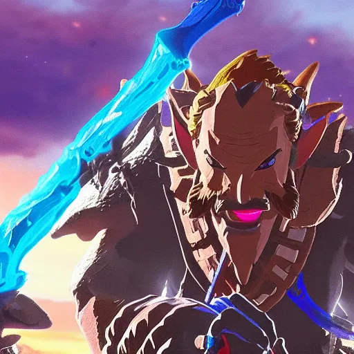 Image similar to Calamity Ganon in The Legend of Zelda Breath of the Wild, ultra, highly detailed, 4k quality photo,