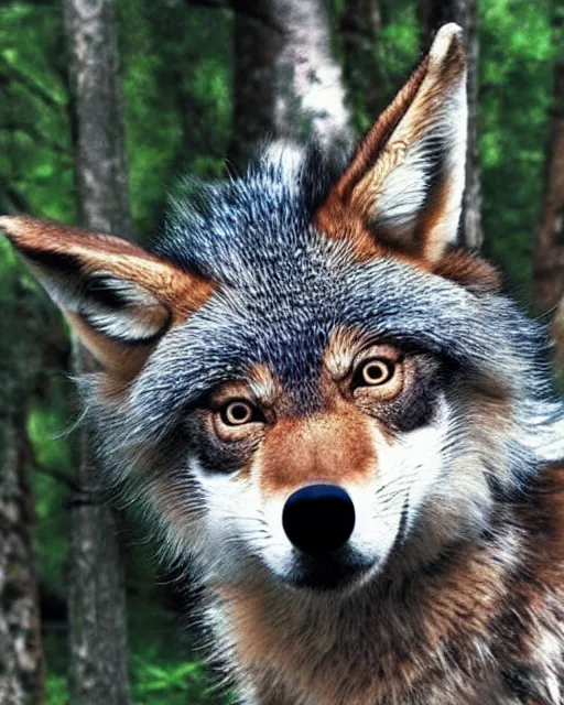 Image similar to horo the wise wolf