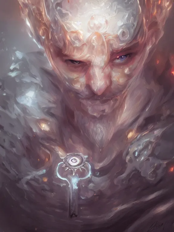 Prompt: a ultradetailed beautiful concept art of the old mind key, forge in the unconscious by spirit, oil panting, high resolution concept art, 4 k, by artgerm