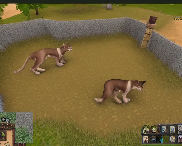 Image similar to mountain lion in old school runescape full screen