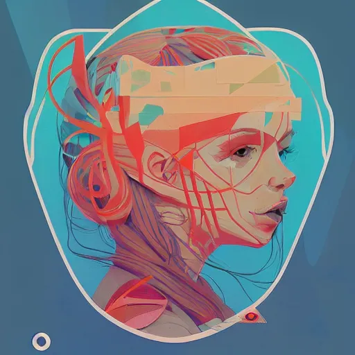 Prompt: Glorilla profile picture illustration by Sachin Teng, asymmetrical, Organic Painting , geometric shapes, hard edges, energetic, graffiti, street art:2 Highly Detailed, Masterpiece, by Sachin Teng:6