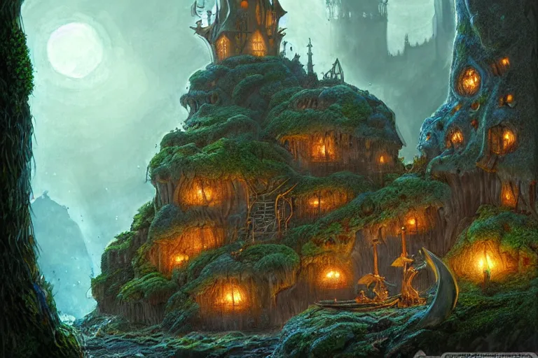 Image similar to an elaborate and detailed scene from salamandastron by brian jacques, detailed, fantasy concept art, cinematic lighting, beautiful