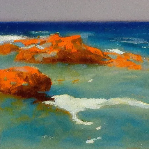 Prompt: seascape, by eric le pape