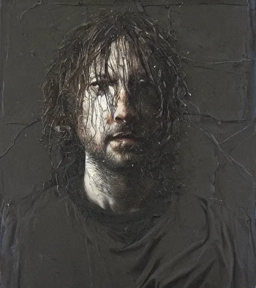 Prompt: portrait of the last touch by Nicola Samori, Cecco Bravo, hyper detailed.