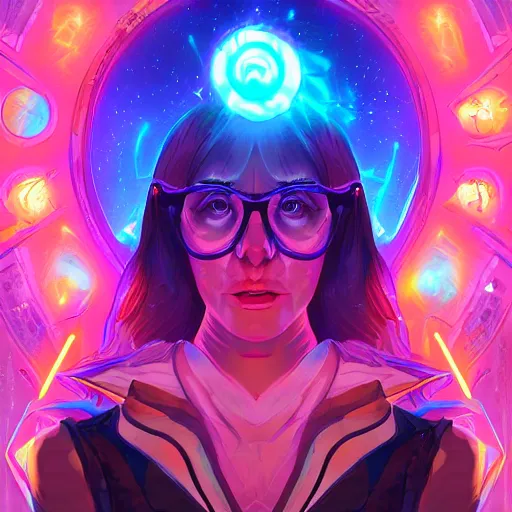 Image similar to skill magic geek inside matrix deepdream radiating a glowing aura stuff loot legends stylized digital illustration video game icon artstation lois van baarle, ilya kuvshinov, rossdraws,