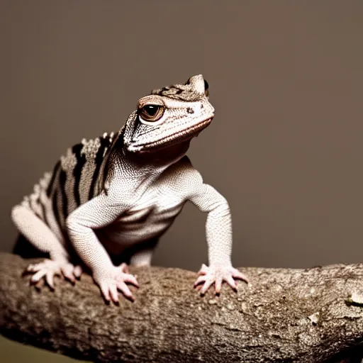 Image similar to a lizzard - cat - hybrid, animal photography