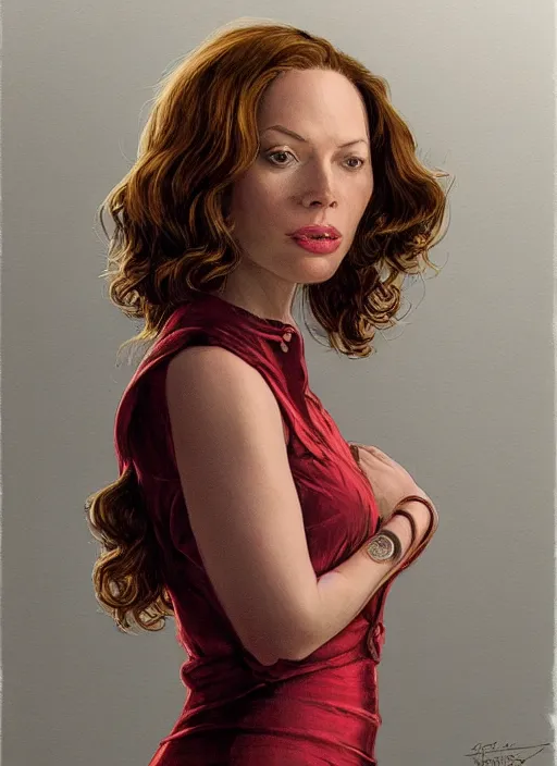 Image similar to portrait of Rebecca Ferguson as Rose The Hat in Doctor Sleep (2019), highly detailed, centered, solid color background, digital painting, artstation, concept art, smooth, sharp focus, illustration, artgerm, donato giancola, Joseph Christian Leyendecker, Les Edwards, Ed Repka, WLOP