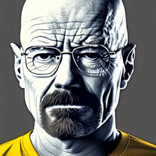 Image similar to walter white as a pile of white flour powder, white powder