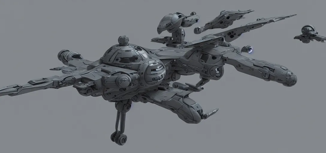 Prompt: futuristic spherical aerial recon battle drone, hard surface, concept art, highly detailed, 8 k, rendered in octane