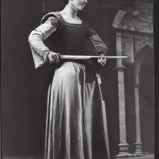 Image similar to charlotte d'ornellas as jeanne d'arc