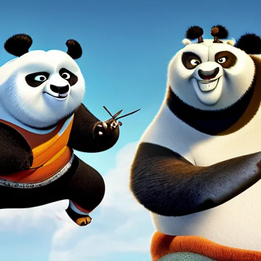 Prompt: kung fu panda