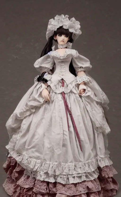 Image similar to dollfie in victorian dress