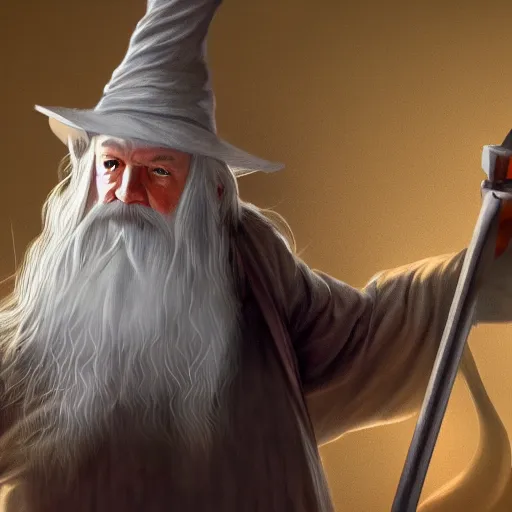 Image similar to gandalf with boom box on coach, trending on artstation, hyperrealistic