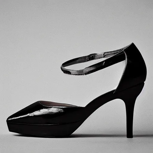 Prompt: harkonnen stiletto shoes pinterest product shot studio lighting