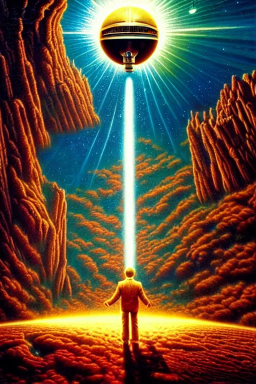 Prompt: a photorealistic detailed cinematic image of a human being obtaining the highest achievement, emotional, powerful, compelling, by pinterest, david a. hardy, kinkade, lisa frank, wpa, public works mural, socialist