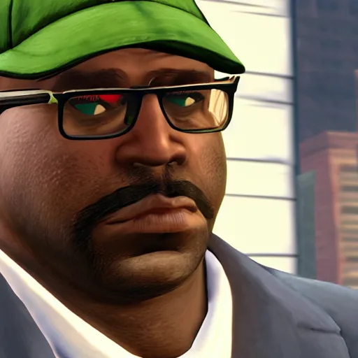 Image similar to big smoke from gta san