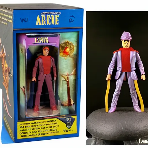 Prompt: Kenner figure of Arcane tv show