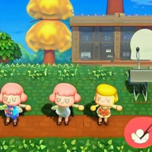 Image similar to picture of a nuclear explosion test in animal crossing new leaf