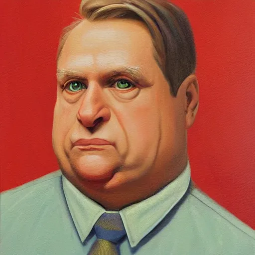 Prompt: official portrait of president ralph wiggum, oil on canvas, cgsociety