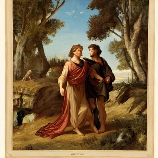 Image similar to shepherds of arcadia