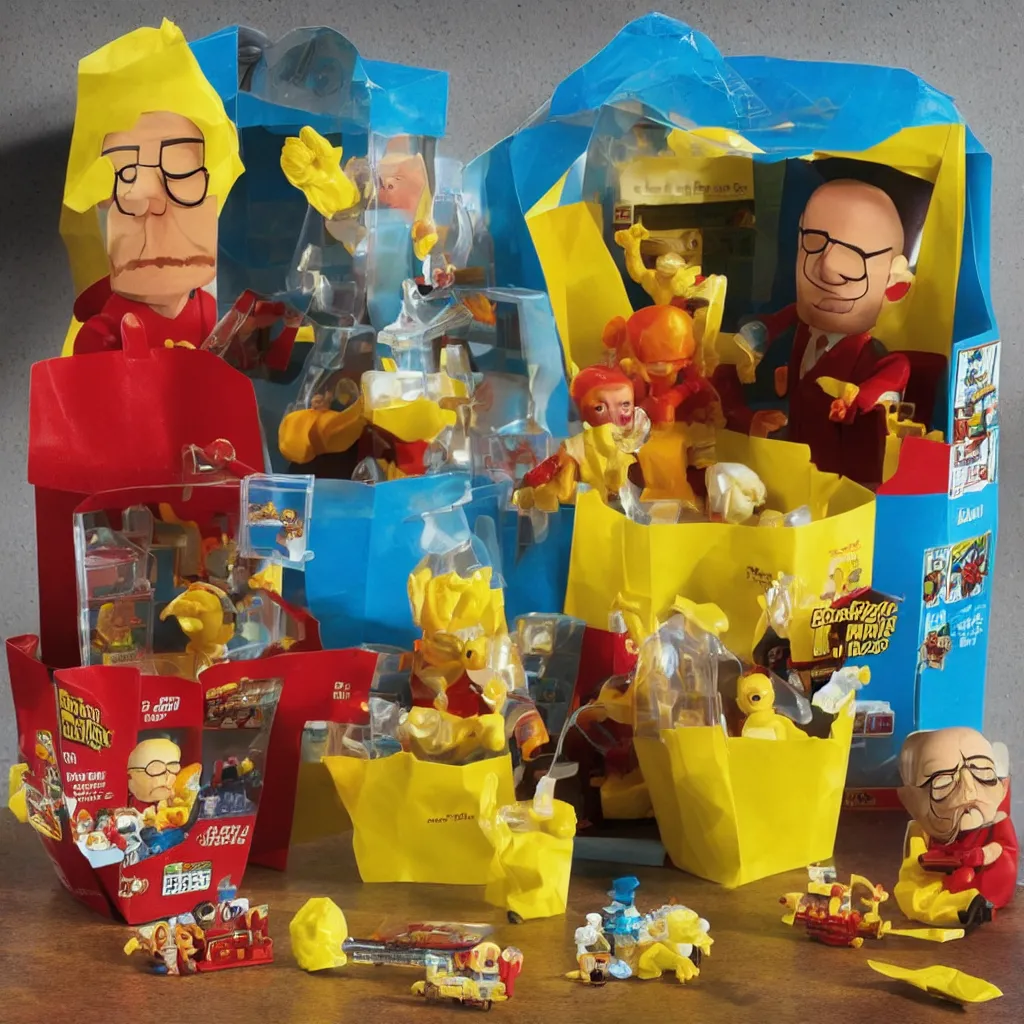 Image similar to breaking bad happy meal toy, photo