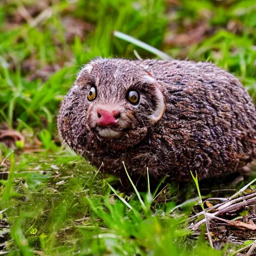 Prompt: Wild haggis running around the Caldonian forest