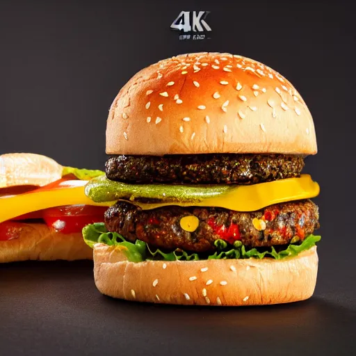 Image similar to cheeseburger as fine jewelry. 4 k, product lighting, dramatic lighting.