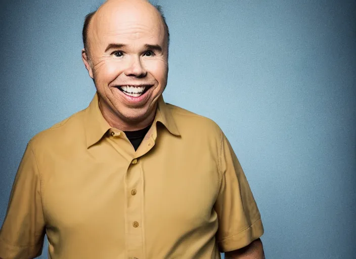 Image similar to studio portrait photo still of 3 5 year old clint howard!!!!!!!! at age 3 5 3 5 years old 3 5 years of age!!!!!!! surrounded by frogs, 8 k, 8 5 mm f 1. 8, studio lighting, rim light, right side key light