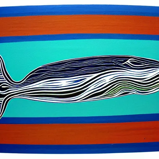 Image similar to whale in style of haida gwaii, pacific northwest, native american art, clean