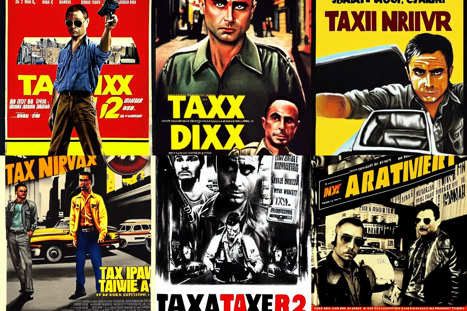 Prompt: Movie Poster for Taxi Driver part 2