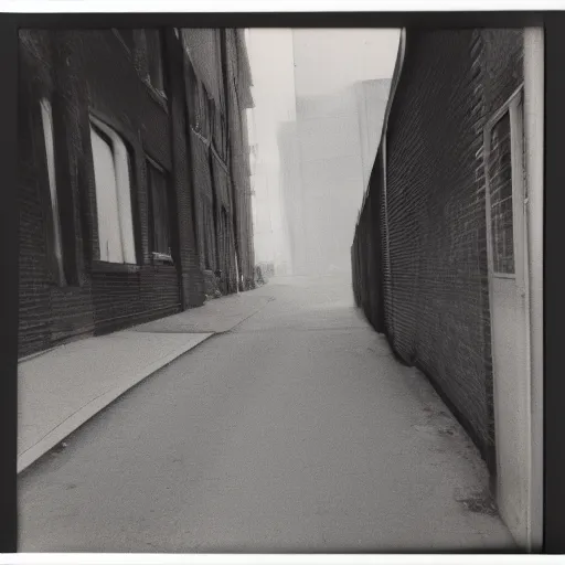 Prompt: polaroid 1979 Toronto alley
