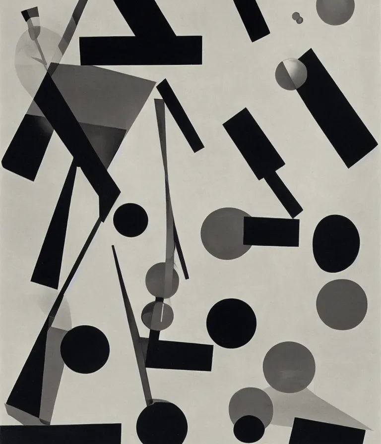 Image similar to artwork by laszlo moholy nagy