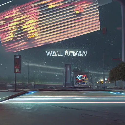 Image similar to sci-fi cars : wall near structure on : the coronation of napoleon painting : and digital billboard in the middle, unreal engine 5, keyshot, octane, artstation trending, ultra high detail, ultra realistic, cinematic, 8k, 16k, in style of zaha hadid, in plastic, dark, tilt shift,