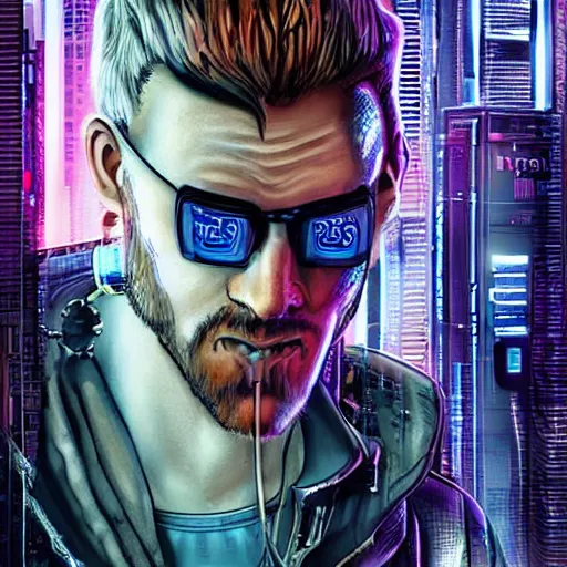 Prompt: cyberpunk homie