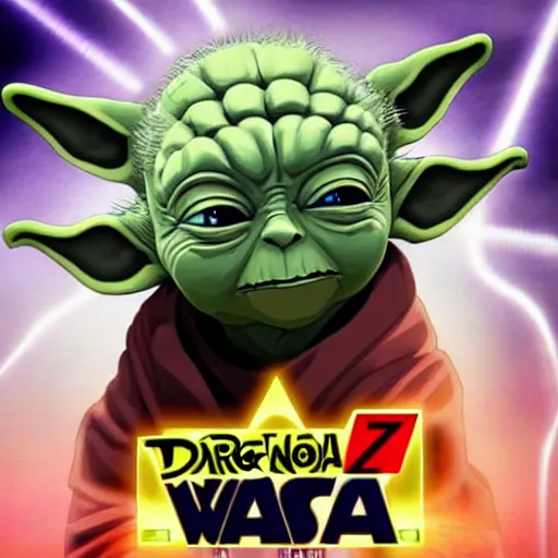 Image similar to Yoda portrait as an anime character from Dragon Ball Z. Beautiful. 4K.