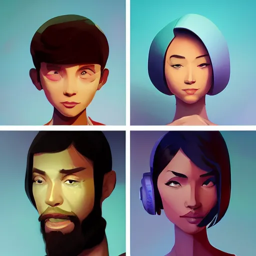 Image similar to face icon stylized minimalist atari, loftis, cory behance hd by jesper ejsing, by rhads, makoto shinkai and lois van baarle, ilya kuvshinov, rossdraws global illumination