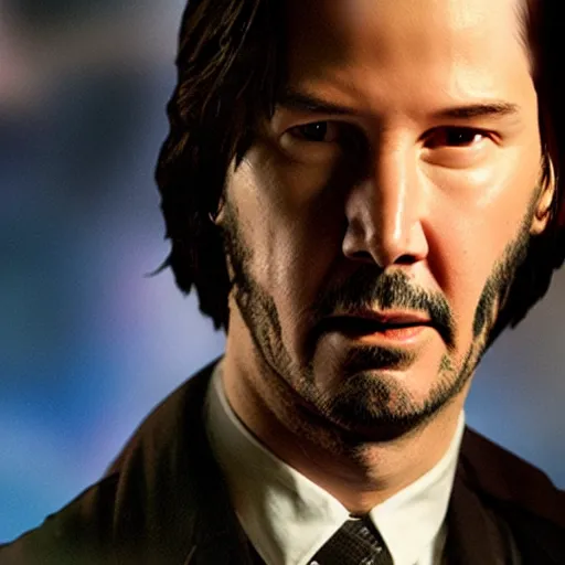 Image similar to Keanu reeves as eleventh doctor who