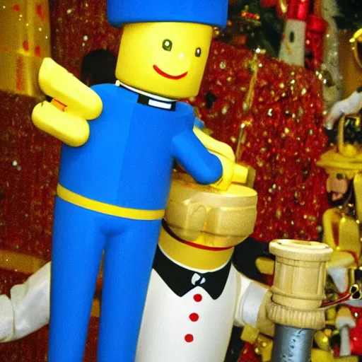 Prompt: mr peanut being crushed to death by a huge nutcracker. he is in excruciating pain. horror. extremely gory. graphic. extremely realistic. vhs tape.