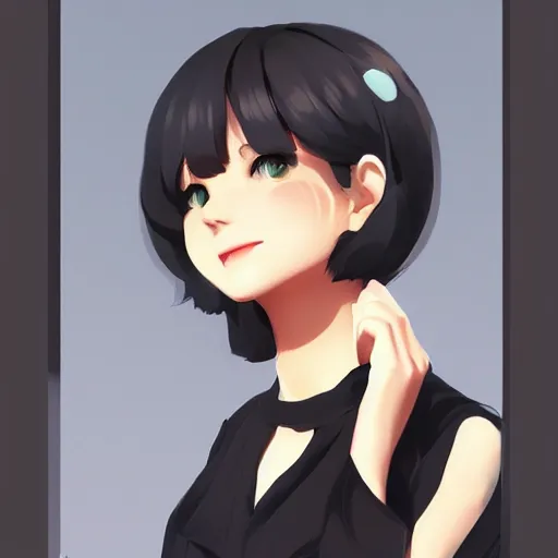 Image similar to Cute smile by Ilya Kuvshinov trending on artstation, faved watched read, sharp focus, traditional illustration collection aaaa updated watched premiere edition commission ✨ whilst watching fabulous artwork \ exactly your latest completed artwork discusses upon featured announces recommend achievement