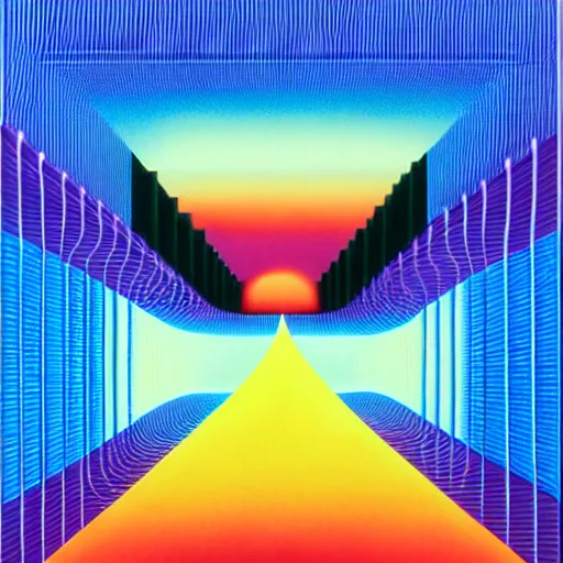 Prompt: prison by shusei nagaoka, kaws, david rudnick, airbrush on canvas, pastell colours, cell shaded, 8 k