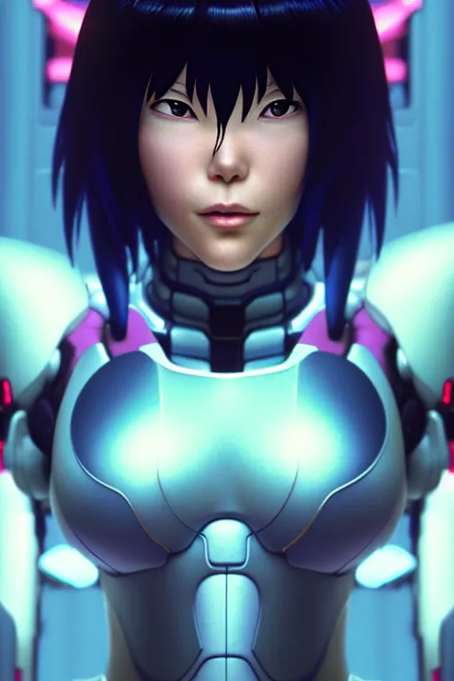 Image similar to weta disney pixar movie still portrait photo of motoko kusanagi ghost in the shell anime : : as cyborg woman by pixar : : by ilya kuvshinov, rossdraws, artgerm, maxim cover, octane render, anime, octane render, 3 d, volumetric lighting, anti aliasing, raytracing : :