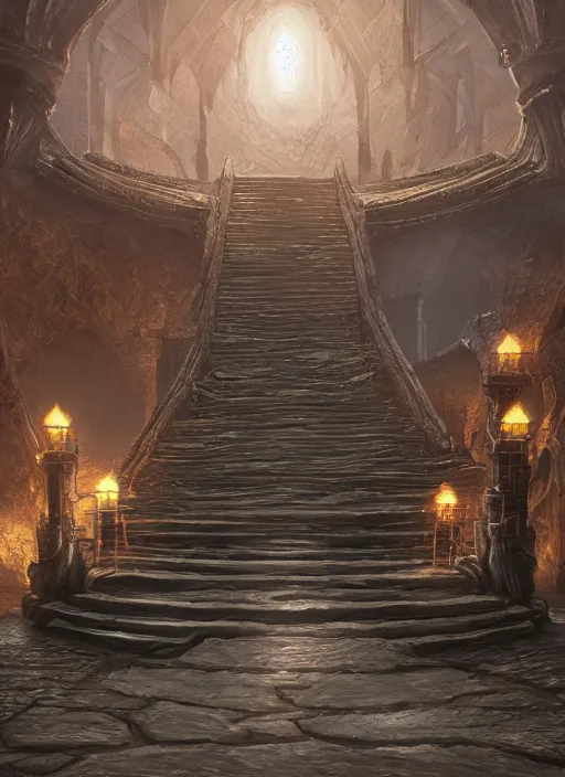 Create Unique Illuminated Castle Stairs