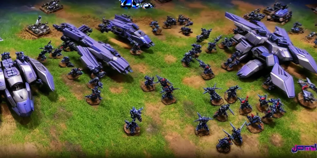 Image similar to DallE2, Midjourney and Stable Diffusion as mechs battle for supremacy