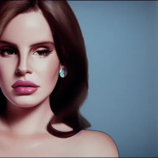 Image similar to Lana del rey in a hand cream commercial, photorealistic, detailed, studio