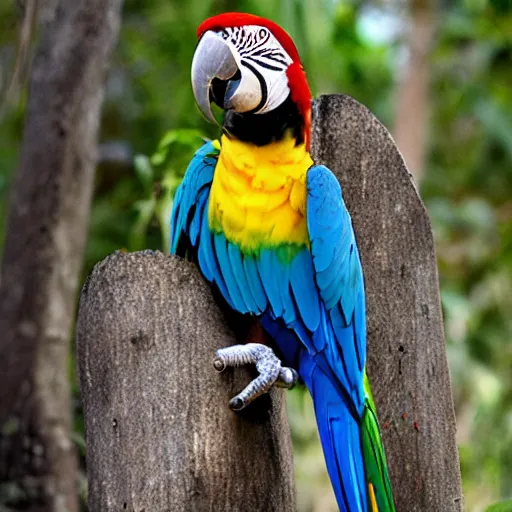 Prompt: macaw parrot