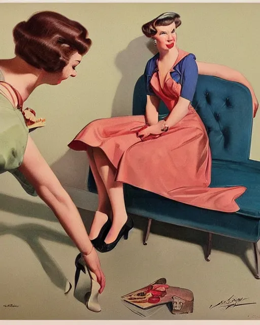 Prompt: a 1 9 5 0 s pin by art frahm