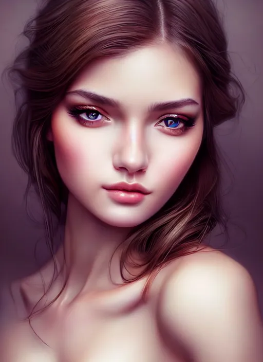 Image similar to a gorgeous female photo, professionally retouched, soft lighting, realistic, smooth face, perfect eyes,!! wide angle!!, sharp focus on eyes, 8 k high definition, insanely detailed, intricate, elegant, art by artgerm, snowy winter