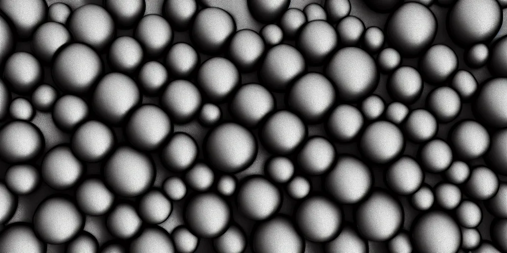 Image similar to photorealistic 3 d voronoi texture, black white, octane render, c 4 d, 8 k, marble bubbles