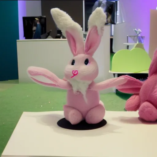 Prompt: siggraph stanford bunny